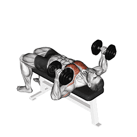 Dumbbell Lying Hammer Press demonstration