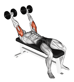 Dumbbell Pronate-grip Triceps Extension demonstration