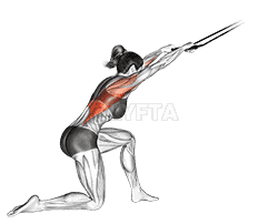 Band kneeling pulldown demonstration