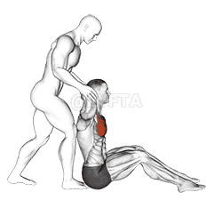 Behind Head Chest Stretch demonstration