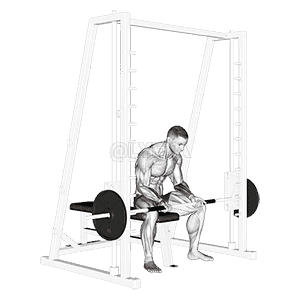 Smith Seated Wrist Curl demonstration