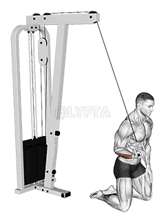 Cable One Arm Wrist Curl demonstration