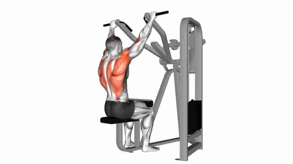 Thumbnail for the video of exercise: Lever Front Pulldown