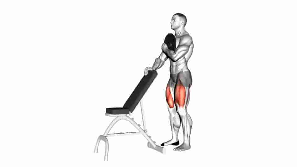 Thumbnail for the video of exercise: Weighted Sissy Squat