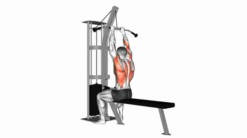 Thumbnail for the video of exercise: Close-Grip Front Lat Pulldown