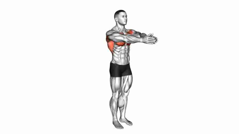 Thumbnail for the video of exercise: Dynamic Chest Stretch 