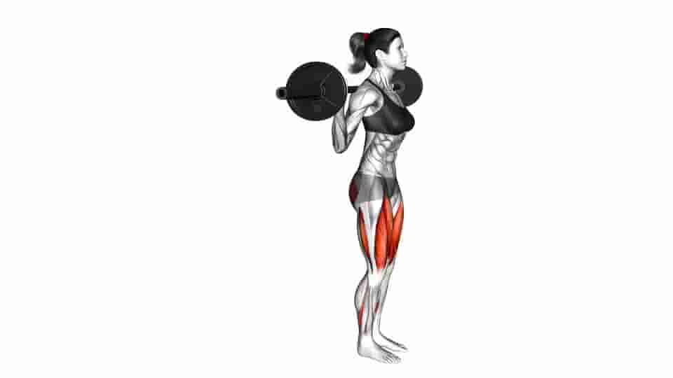 Thumbnail for the video of exercise: Barbell Rear Lunge 