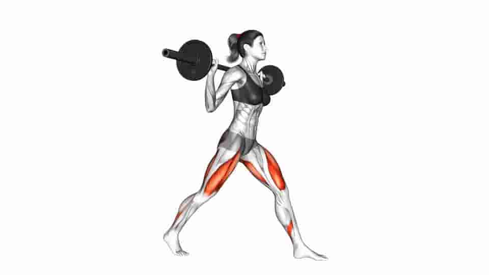 Thumbnail for the video of exercise: Barbell Split Squat 