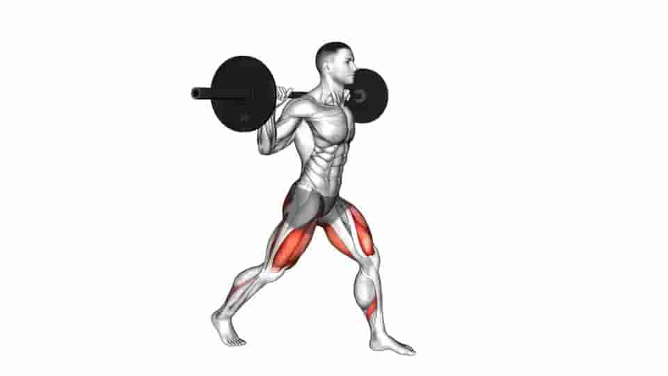 Thumbnail for the video of exercise: Barbell Split Squat