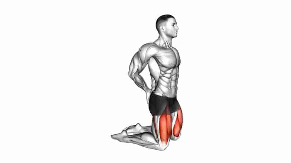 Thumbnail for the video of exercise: Bodyweight Kneeling Sissy Squat