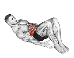 Thumbnail for the video of exercise: Alternate Heel Touchers
