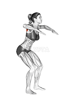 Thumbnail for the video of exercise: Standing W-raise 
