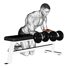 Over Bench Revers Wrist Curl