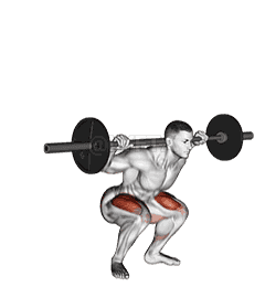 Thumbnail for the video of exercise: Barbell Speed Squat