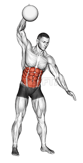 Thumbnail for the video of exercise: One Arm Slam